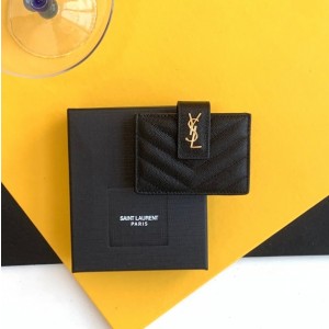 생로랑 마틀라세 아코디언 카드 지갑