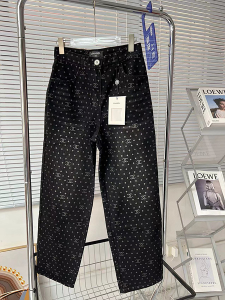 샤넬 데님 팬츠