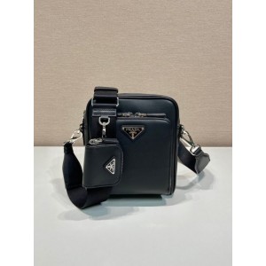 프라다 파우치 가죽 숄더백