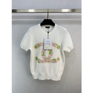 샤넬 니트 반팔