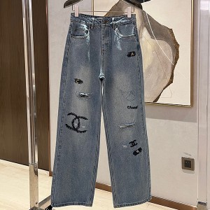 샤넬 데님 팬츠