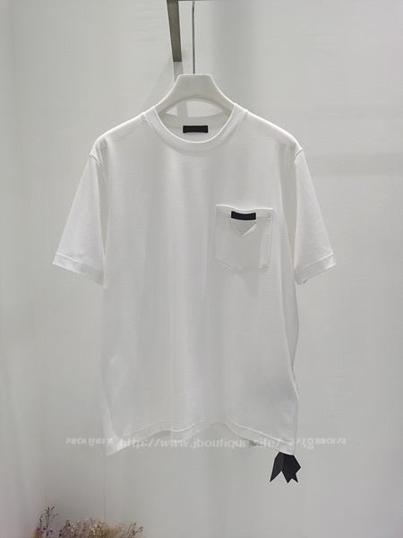 프라다 남성 반팔 티셔츠