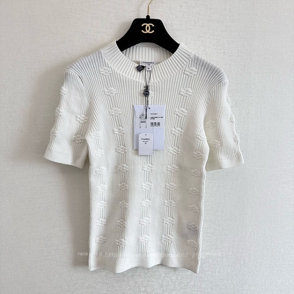 샤넬 니트 반팔