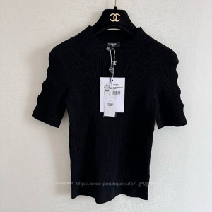 샤넬 니트 반팔