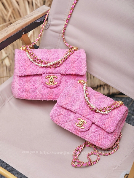 샤넬 트위드 플랩백 (미니,스몰)