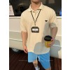 프라다 남성 카라 반팔 티셔츠