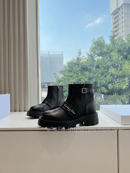 디올 D-Quest 앵클 부츠