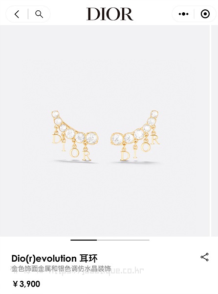 디올 Dio(r)evolution 귀걸이