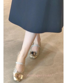 페라가모 메리제인 발레 플랫