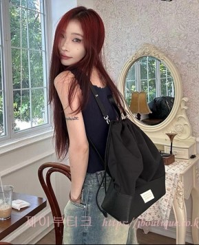 메종 마르지엘라 5AC 데일리 드로스트링 백팩