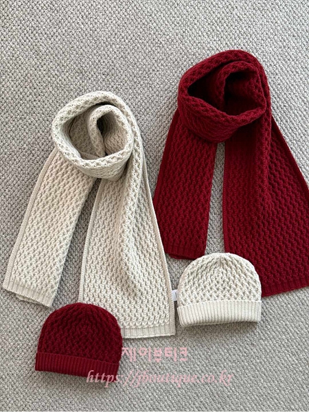 로로피아나 비니 머플러 (2color)