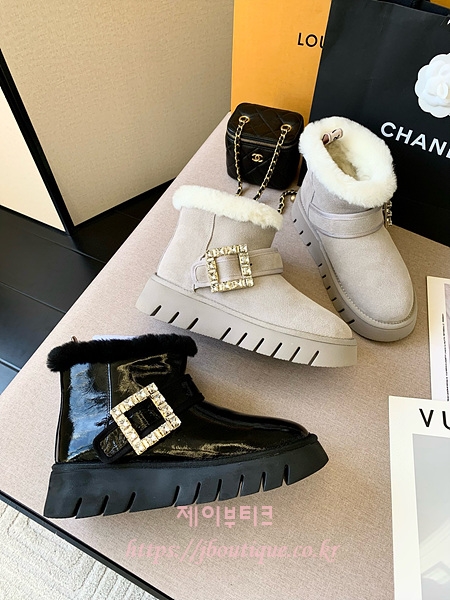 로저비비에 비브 스노우 윈터 시어링 부츠 (2color)