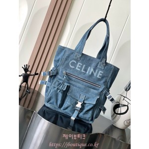 셀린느 데님 토트백