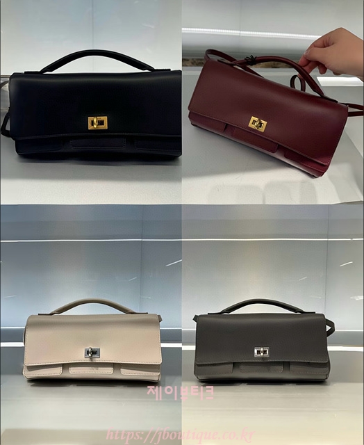 발렌시아가 벨 에어 스몰 클러치 (4color)