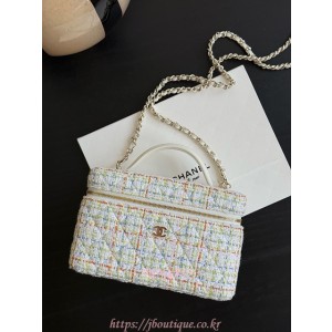 샤넬 2024/25 크루즈 쇼 롱 베니티 체인 탑핸들