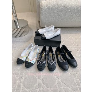 샤넬 메리제인 플랫 (4color)