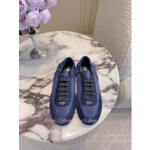 프라다 컬랩스 리나일론 및 스웨이드 엘라스틱 스니커즈 (남녀공용)