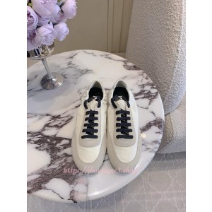 프라다 컬랩스 리나일론 및 스웨이드 엘라스틱 스니커즈 (남녀공용)