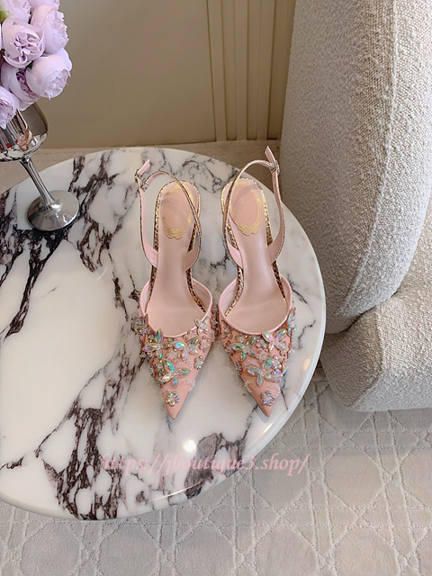 르네까오빌라 슬링백 힐