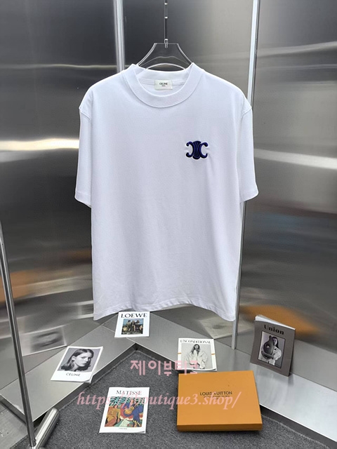 셀린느 반팔 티셔츠