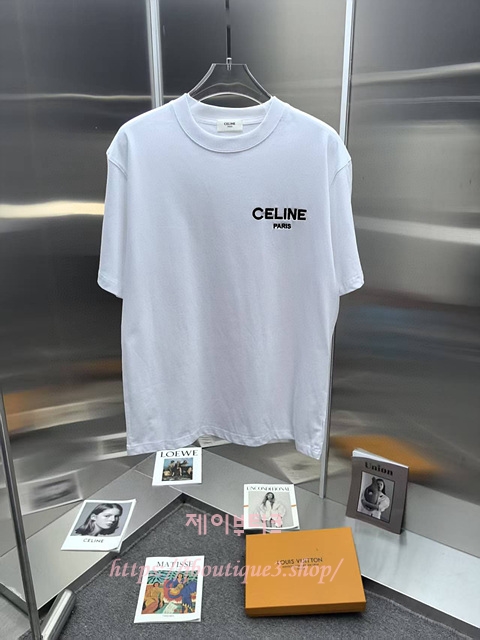 셀린느 반팔 티셔츠