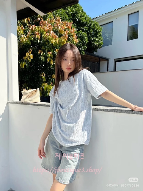 디올 반팔 티셔츠 (남녀 공용)