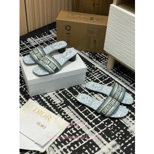 디올 디웨이 슬리퍼 (플랫,힐)