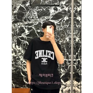 셀린느 남성 반팔 티셔츠