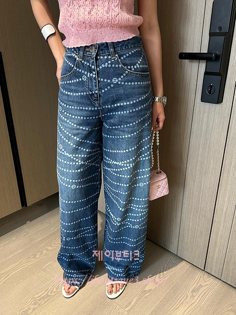샤넬 데님 팬츠