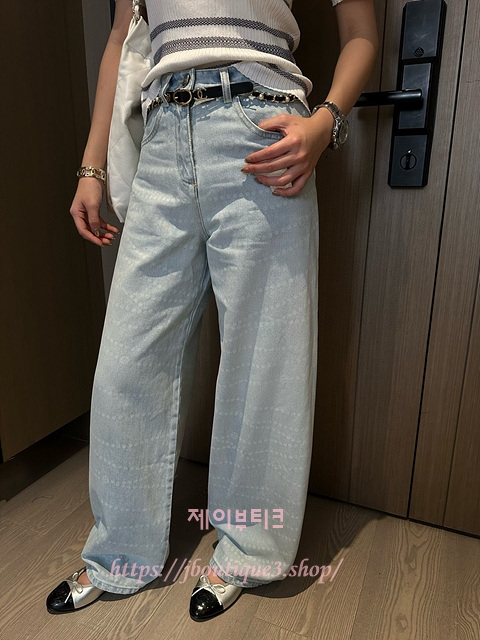 샤넬 데님 팬츠