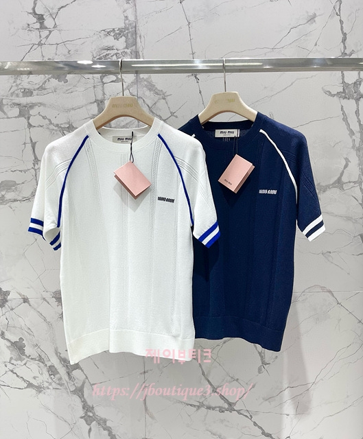 미우미우 반팔 티셔츠 (2color)