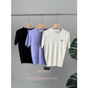 비비안 웨스트우드 반팔 니트 (3color)