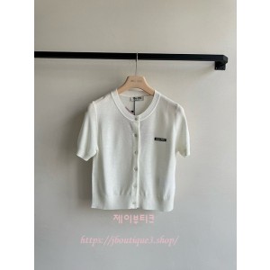 미우미우 반팔 니트