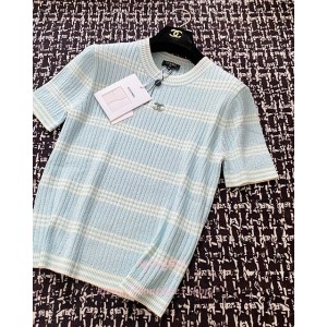 샤넬 반팔 니트