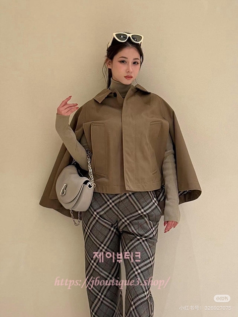 버버리 케이프 자켓