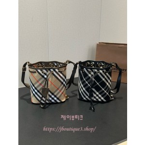 버버리 드로스트링 버킷백 (2color,2size)
