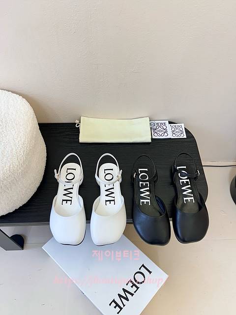 로에베 토이 앵클 스트랩 발레리나 (2color)