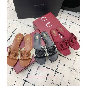 구찌 슬라이드 샌들 (3color)