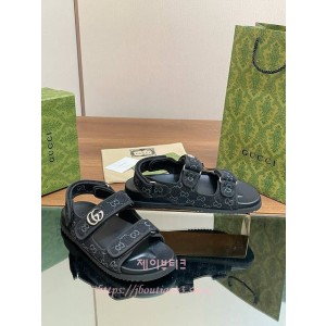 구찌 벨크로 샌들