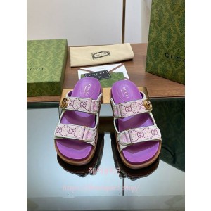 구찌 벨크로 슬리퍼