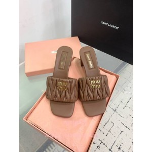 미우미우 마테라쎄 샌들
