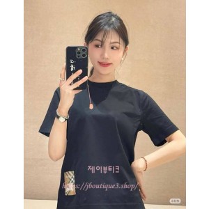 버버리 반팔 티셔츠 (남녀 공용)