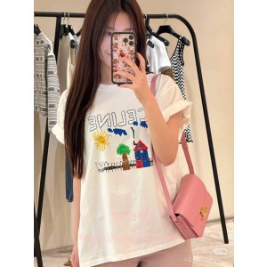 셀린느 반팔 티셔츠