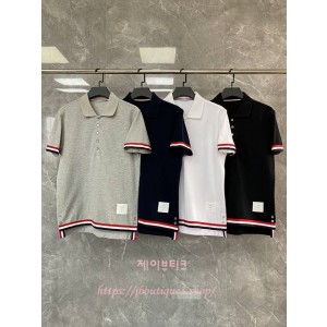 톰브라운 반팔 카라 티셔츠 (4color,남녀 공용)