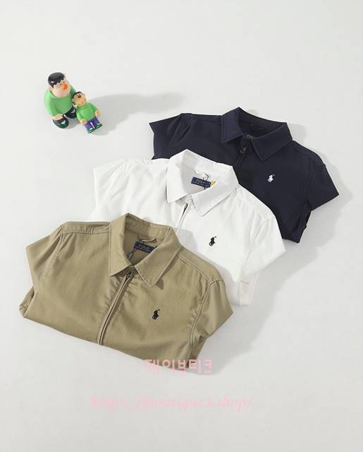 폴로 집업 셔츠 자켓 (3color)