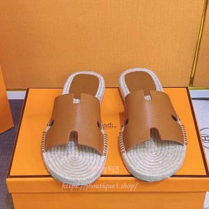 에르메스 Antigua 에스파드리유 남성 슬리퍼