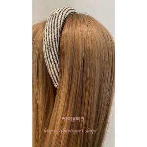 샤넬 헤어밴드