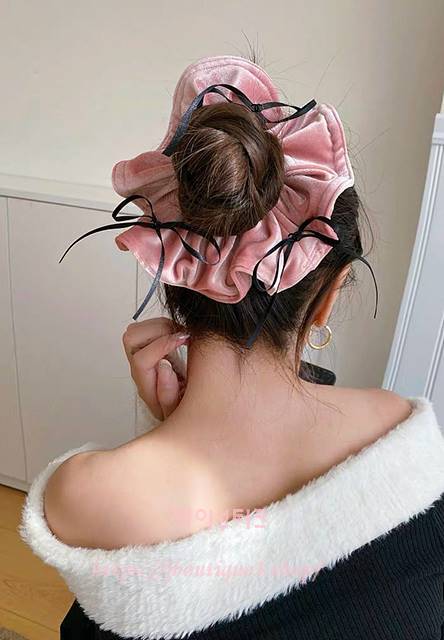 샤넬 헤어 스크런치