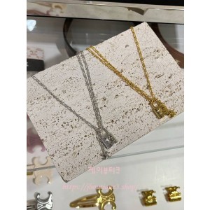 셀린느 트리옹프 락 목걸이 (2color)