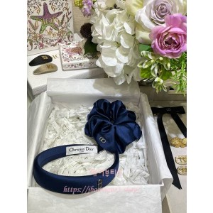 디올 헤어 밴드 스크런치